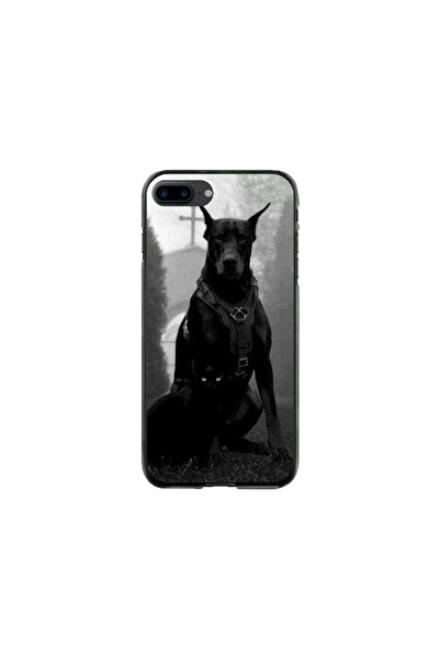 Atlas Εξατομικευμένη θήκη τύπου Apple iPhone 8 Plus, Doberman, , S1D1M0018