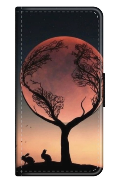 Atlas Husa personalizata tip carte Xiaomi Redmi Note 9 Pro Max, Moon Tree, , ...