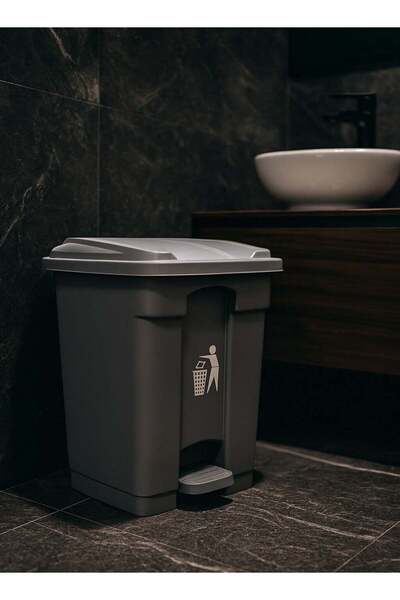 ALMUFARREJ Trash Can, Waste Bin, Trash Can, Garbage Pail, Kitchen and Outdoor Garden Large Size with Pedal Door