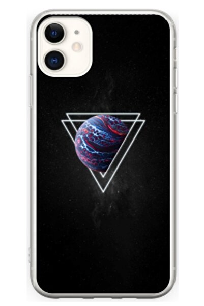 Atlas Εξατομικευμένη θήκη τύπου Apple iPhone 12 Mini, Triangle Planet, , S1D1...
