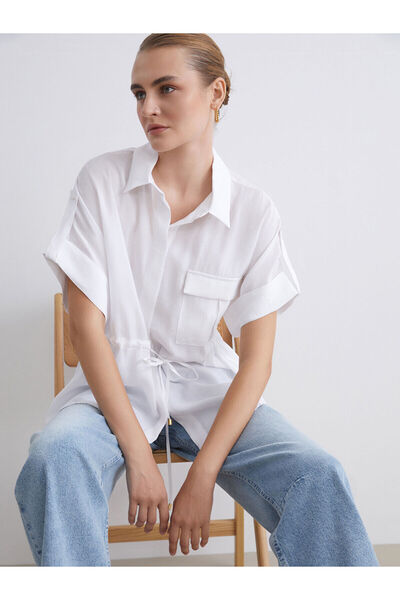 LC Waikiki قميص نسائي مختلط كبير الحجم