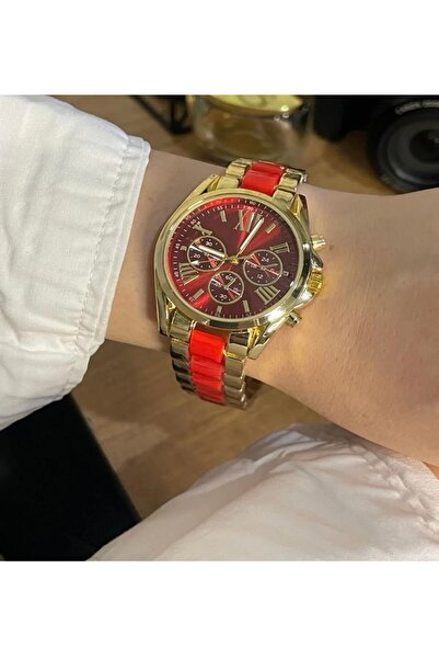 LOOQ ساعة يد نسائية أنيقة وملونة بأرقام رومانية