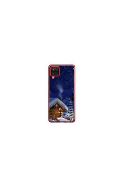 Atlas Εξατομικευμένη θήκη τύπου Samsung Galaxy A12 5G, Christmas Cottage, , S...