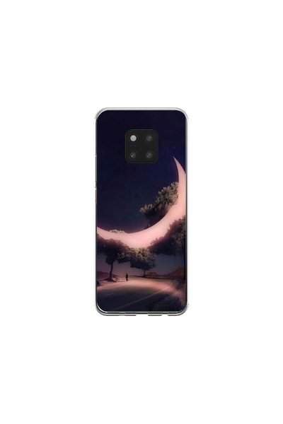 Atlas Husa personalizata tip carcasa Huawei Mate 20 Pro, Moon in the Trees, ,...
