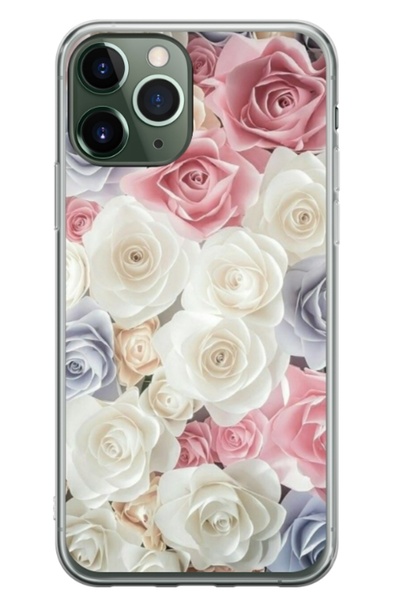 Atlas Husa personalizata tip carcasa Apple iPhone 11 Pro Max, Flowers 23, , S...