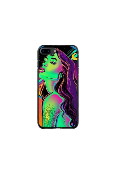 Atlas Husa personalizata tip carcasa Apple iPhone 7 Plus, Colorful Girl, , S1...