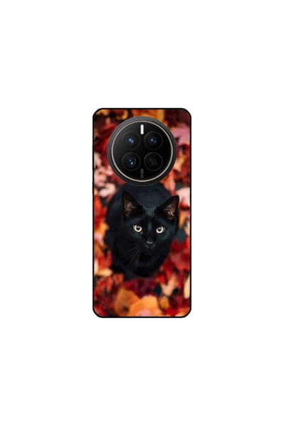 Atlas Husa personalizata tip carcasa Huawei Mate 50 Pro, Black Cat 3, , S1D1M...