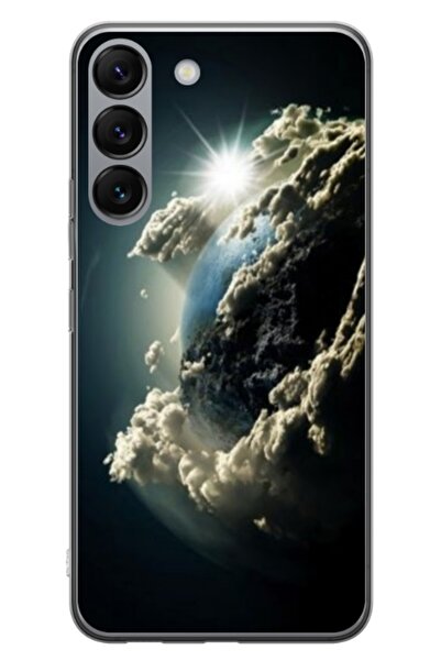 Atlas Husa personalizata tip carcasa Samsung Galaxy S23 Plus, Cloudy Earth, ,...