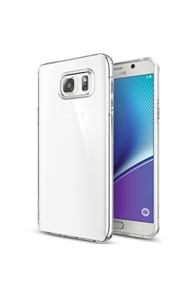 Atlas Husa SAMSUNG Galaxy Note 5 - Jelly Clear (Transparent) Anti-Ingalbenire