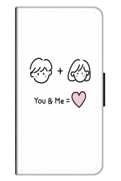 Atlas Εξατομικευμένη θήκη βιβλίου HQ Xiaomi Redmi Note 9, You and Me, πολύχρω...