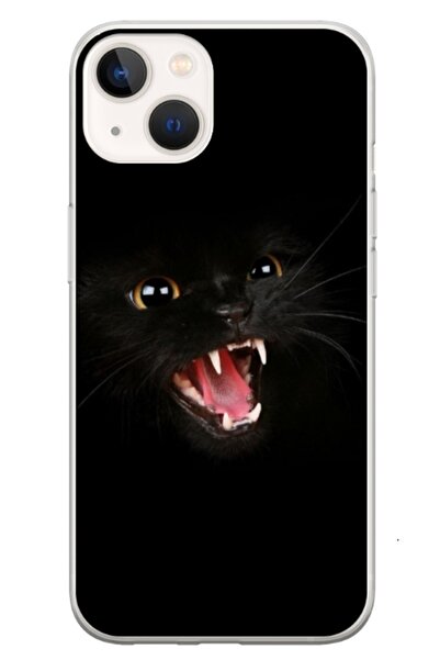 Atlas Εξατομικευμένη θήκη τύπου Apple iPhone 13 Mini, Black Cat 2, , S1D1M0016