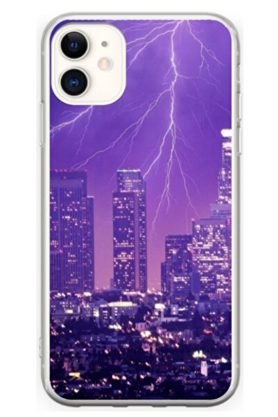 Atlas Husa personalizata tip carcasa Apple iPhone 12 Mini, Purple Lightning, ...