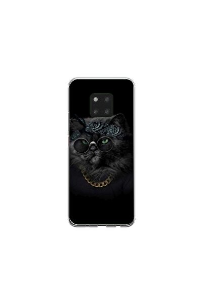Atlas Husa personalizata tip carcasa Huawei Mate 20 Pro, Black Cat 4, , S1D1M...