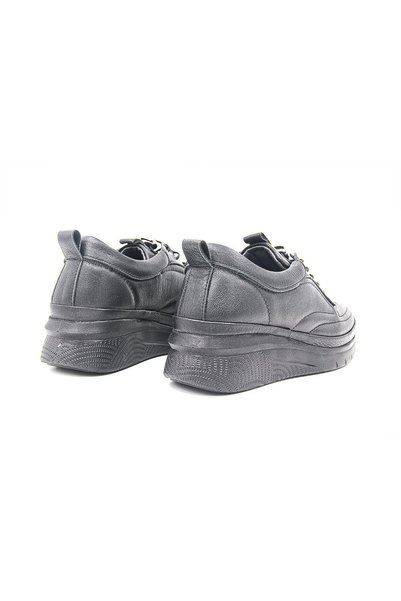 De Scario 120 Pantofi confortabili pentru femei, ortopedici, casual, din piele - NEGRU