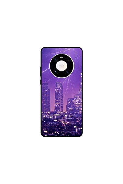 Atlas Husa personalizata tip carcasa Huawei Mate 40, Purple Lightning, , S1D1...