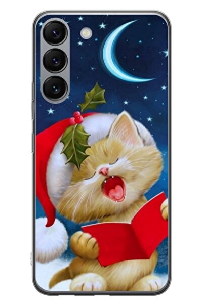Atlas Husa personalizata tip carcasa Samsung Galaxy S23, Christmas Cat, , S1D...