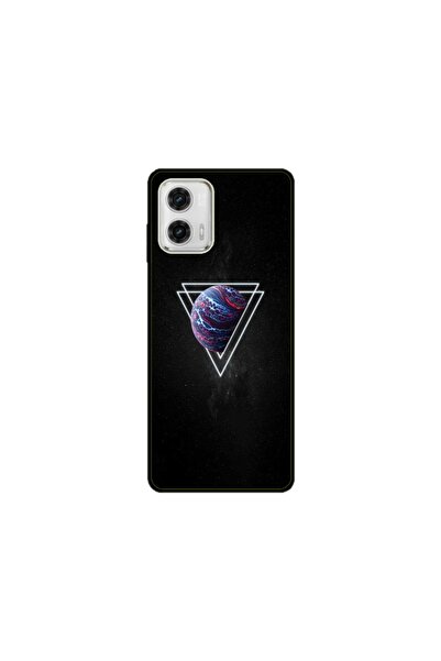 Atlas Εξατομικευμένη θήκη τύπου Motorola Moto G73, Triangle Planet, , S1D1M0278