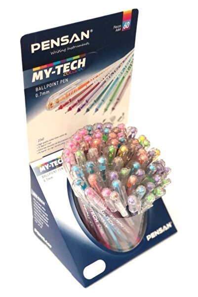 Pensan My Tech Tükenmez Kalem Renkli 60'lı