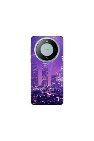 Atlas Husa personalizata tip carcasa Huawei Mate 60, Purple Lightning, , S1D1...
