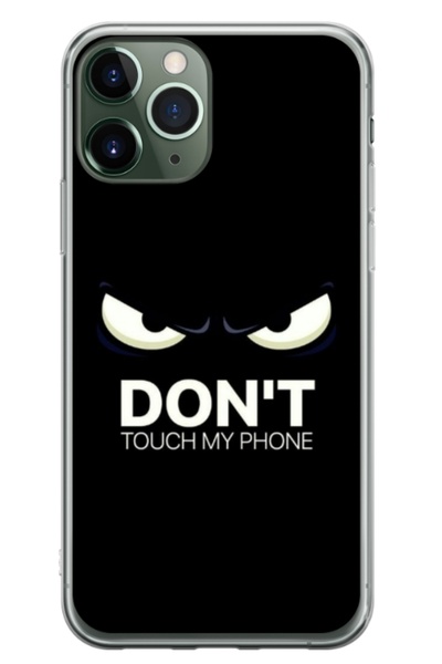 Atlas Husa personalizata tip carcasa Apple iPhone 11 Pro Max, Dont touch my p...