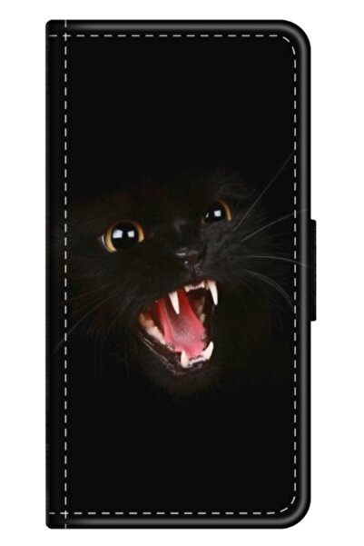 Atlas Персонализиран калъф за книга за Oppo A79, Black Cat 2, S1D1M0016