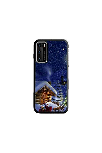 Atlas Husa personalizata tip carcasa Huawei P40 Lite, Christmas Cottage, , S1...