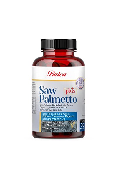 Balen Saw Palmetto Plus 685 Mg 80 Kapsül