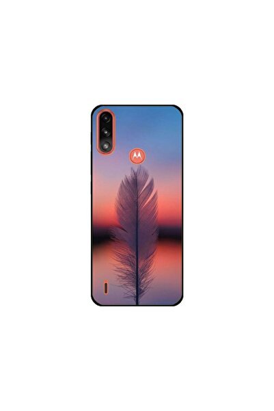 Atlas Προσαρμοσμένο κάλυμμα θήκης για Motorola Moto E7 Power, Snowflake, S1D1...