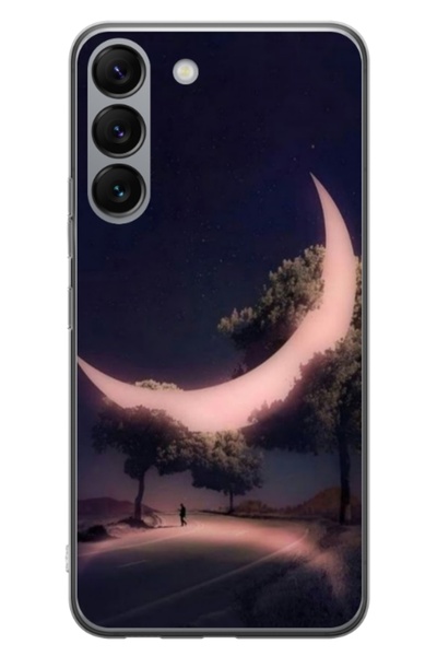 Atlas Husa personalizata tip carcasa Samsung Galaxy S23, Moon in the Trees, ,...