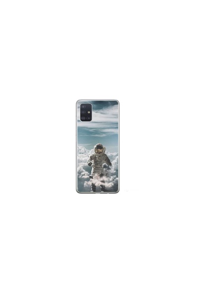 Atlas Husa personalizata tip carcasa Samsung Galaxy A71, Astronaut in the Clouds, , S1D1M0290
