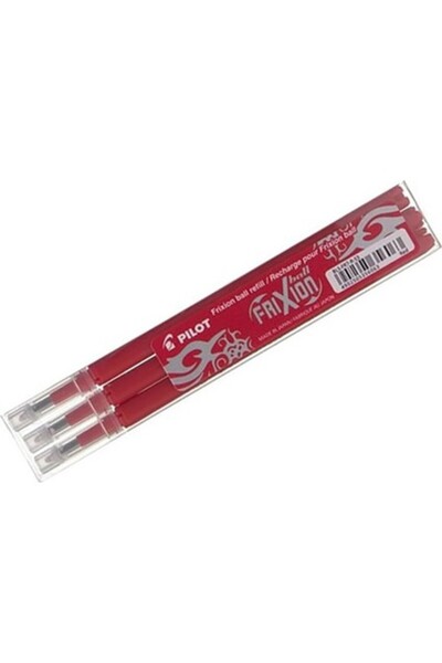 Frixion R-S3 Kırmızı Renkli 0.7 mm Roller Kalem Yedeği
