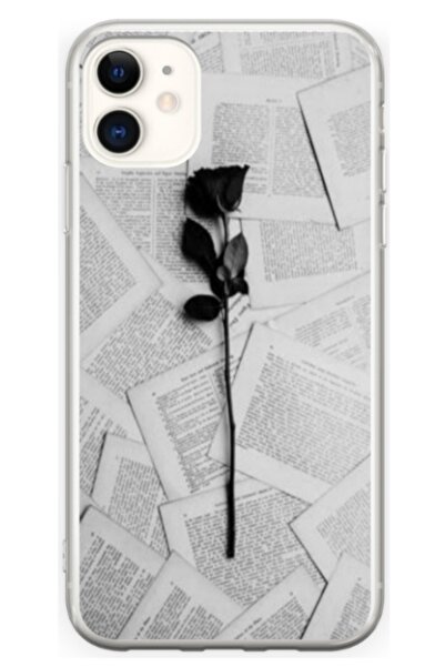 Atlas Εξατομικευμένη θήκη τύπου Apple iPhone 11, Black Rose, , S1D1M0021