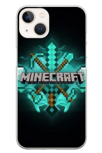Atlas Husa personalizata tip carcasa Apple iPhone 14 Plus, Minecraft 2, , S1D...