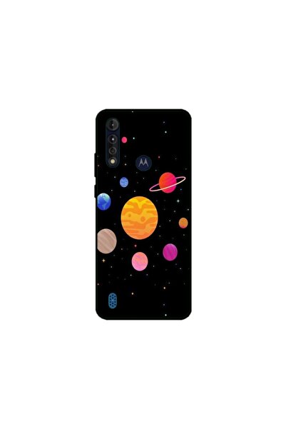 Atlas Προσαρμοσμένος τύπος θήκης Motorola Moto G8 Power Lite, Colorful Galaxy...