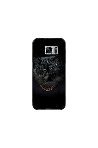 Atlas Εξατομικευμένη θήκη τύπου Samsung Galaxy S7, Black Cat 4, , S1D1M0097