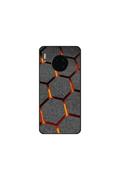 Atlas Husa personalizata tip carcasa Huawei Mate 30 Pro, Lava Hex, , S1D1M0265