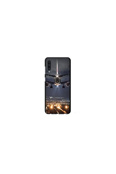Atlas Персонализиран калъф тип Samsung Galaxy A50, Кацане на самолет, , S1D1M...