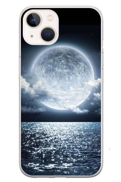 Atlas Husa personalizata tip carcasa Apple iPhone 14 Plus, Moon Sky, , S1D1M0228