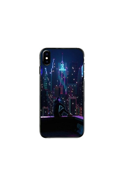 Atlas Husa personalizata tip carcasa Apple iPhone XS, Neon City, , S1D1M0260