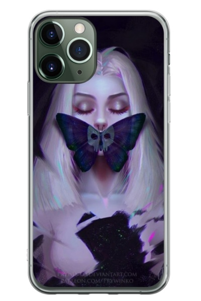 Atlas Husa personalizata tip carcasa Apple iPhone 12 Pro Max, Butterfly Mouth...