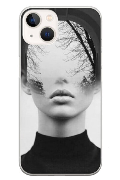 Atlas Husa personalizata tip carcasa Apple iPhone 13 Mini, Abstract Lady, , S...