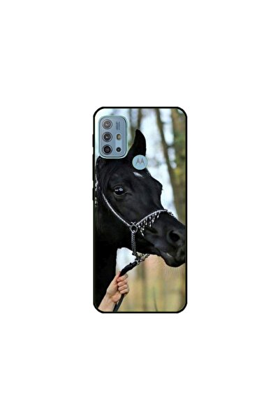 Atlas Προσαρμοσμένη θήκη τύπου Motorola Moto G30, Black Horse, , S1D1M0019