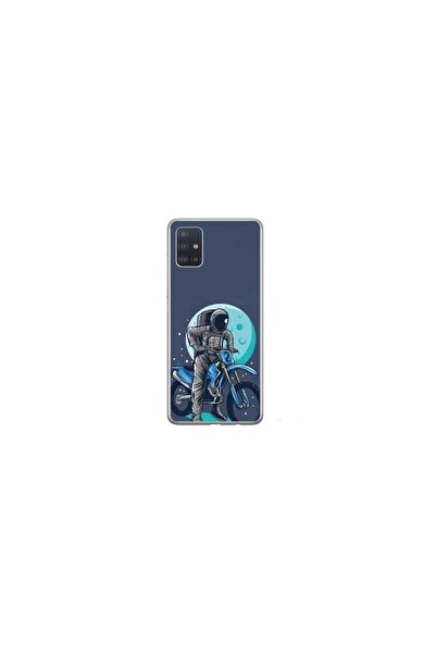 Atlas Husa personalizata tip carcasa Samsung Galaxy A71, Biker Astronaout, , ...