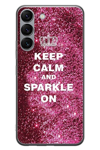 Atlas Персонализиран калъф тип Samsung Galaxy S23 Plus, Keep Calm and Sparkle...