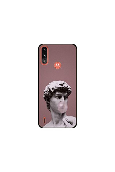 Atlas Husa personalizata tip carcasa Motorola Moto E7 Power, Bubble Gum Statue, , S1D1M0317