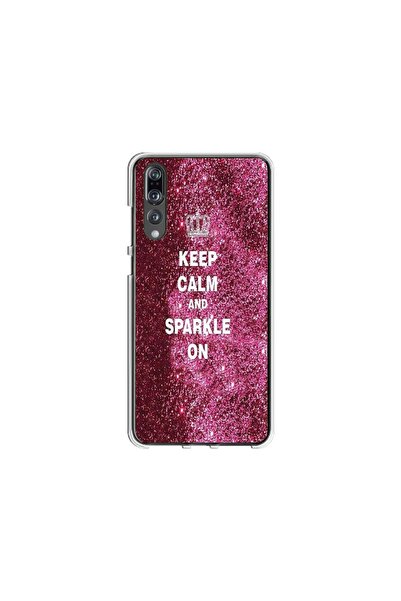 Atlas Husa personalizata tip carcasa Huawei P20, Keep Calm and Sparkle On, , ...