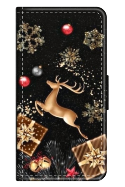 Atlas Εξατομικευμένη θήκη πορτοφολιού Samsung Galaxy S7 Edge, Reindeer 2, S1D...