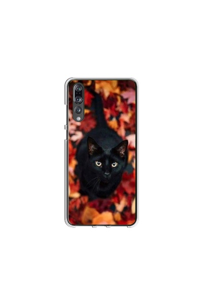 Atlas Προσαρμοσμένη θήκη τύπου Huawei P20 Lite, Black Cat 3, , S1D1M0017
