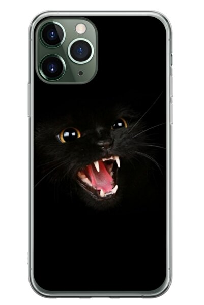 Atlas Husa personalizata tip carcasa Apple iPhone 12 Pro, Black Cat 2, , S1D1...