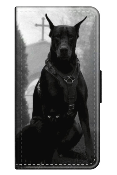 Atlas Husa personalizata tip carte Motorola Moto G32, Doberman, , S1D1M0018